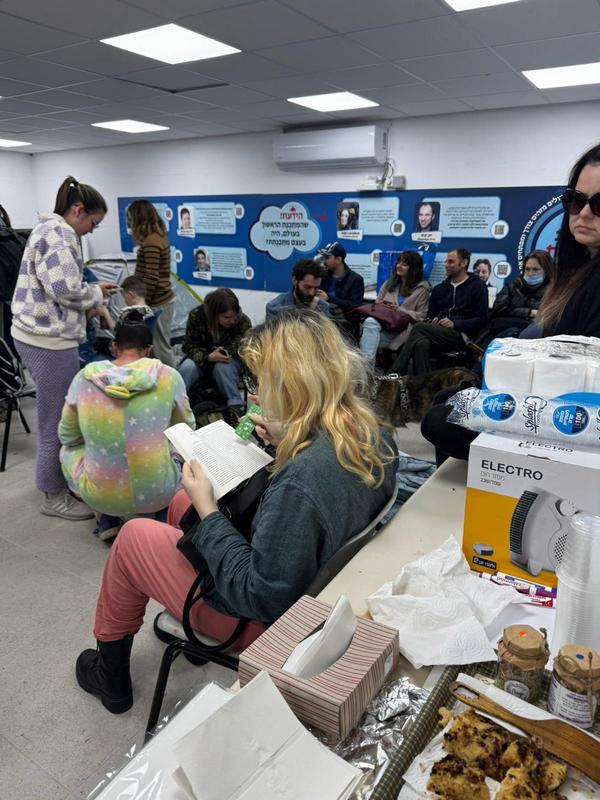 Shelter residents receiving support from the ministry